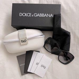 Dolce and Gabbana sunglasses. Comes with box, pouch and original receipts.
